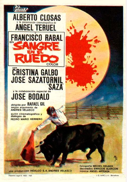 Sangre en el ruedo : Cartel