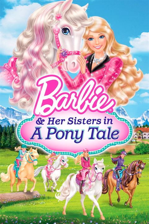 Barbie y sus hermanas en una aventura de caballos : Cartel