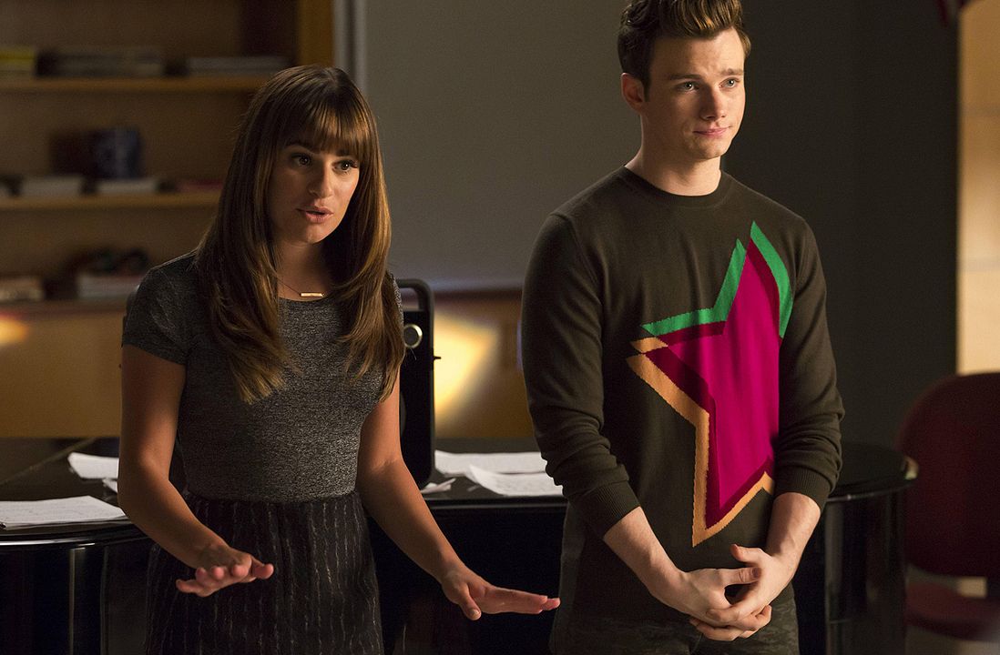 Glee : Foto Chris Colfer, Lea Michele