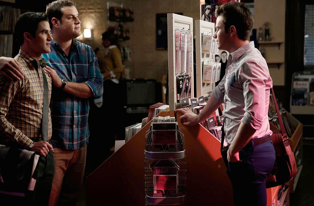 Glee : Foto Chris Colfer, Darren Criss, Max Adler