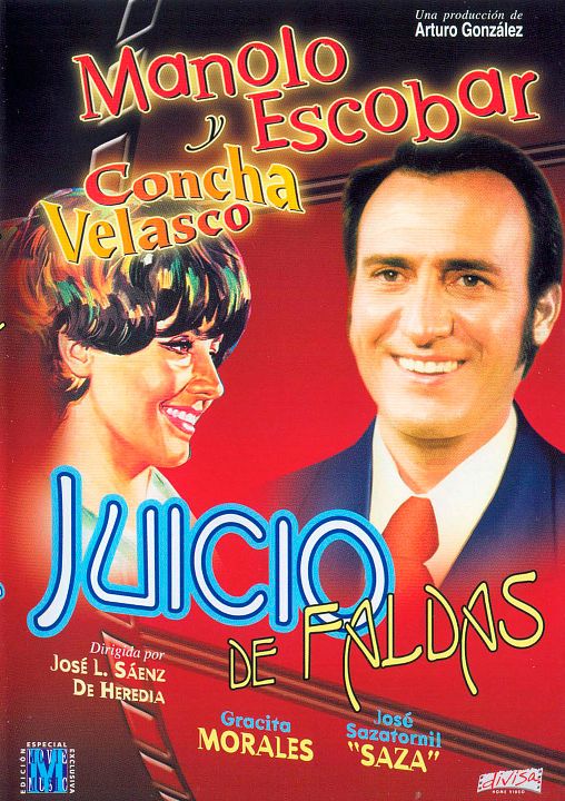 Juicio de faldas : Cartel