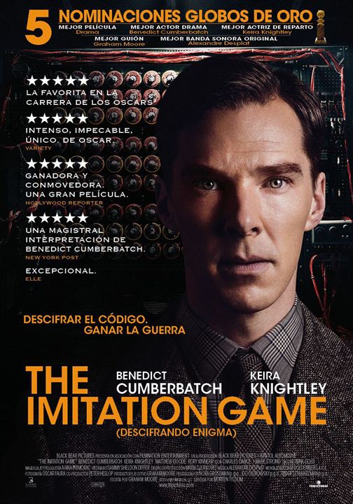 The Imitation Game (Descifrando Enigma) : Cartel