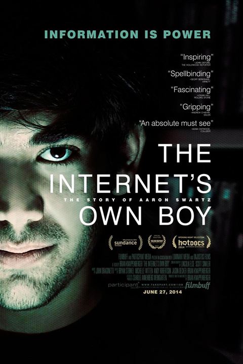 La historia de Aaron Swartz. El chico de Internet : Cartel
