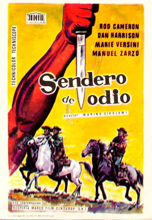 El sendero del odio : Cartel