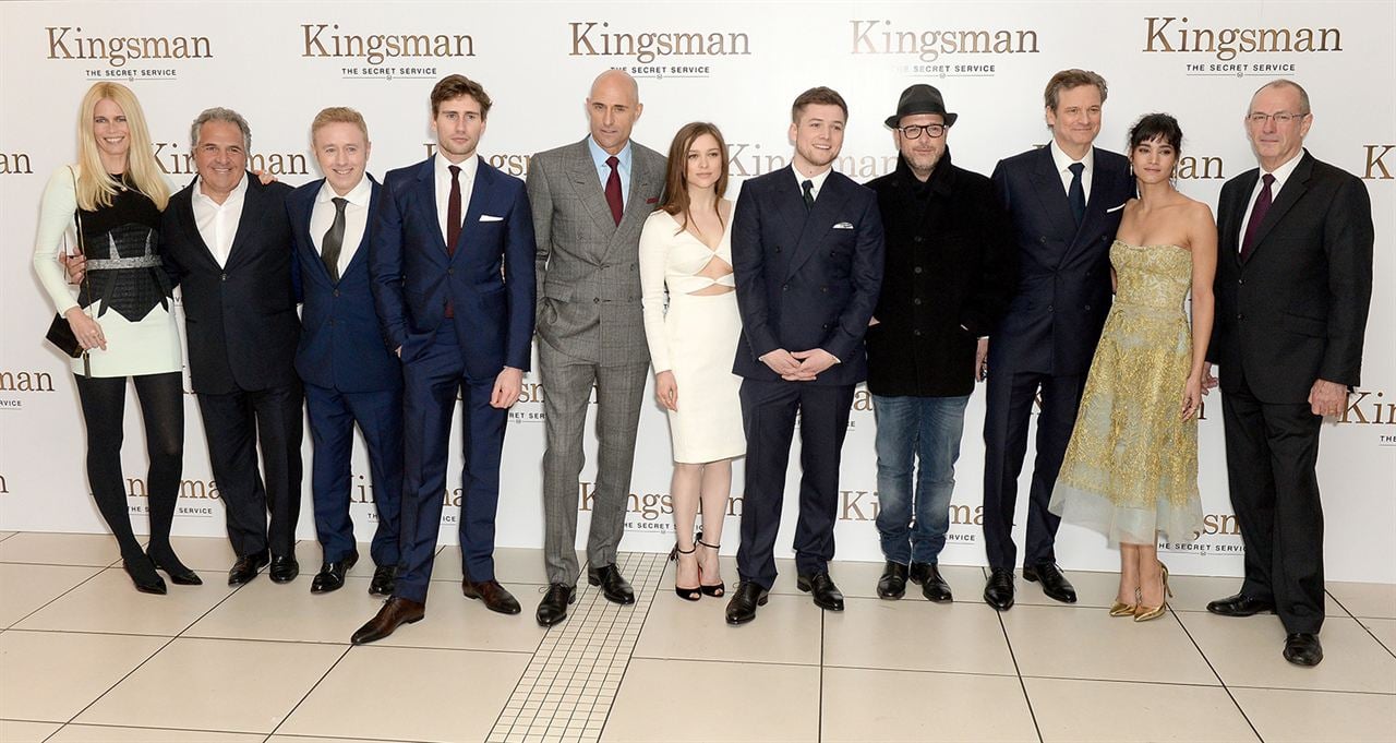 Kingsman: Servicio secreto : Couverture magazine Sophie Cookson, Colin Firth, Claudia Schiffer, Mark Strong, Matthew Vaughn, Taron Egerton, Sofia Boutella
