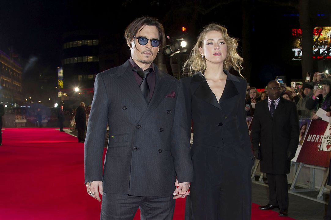 Mortdecai : Couverture magazine Johnny Depp, Amber Heard