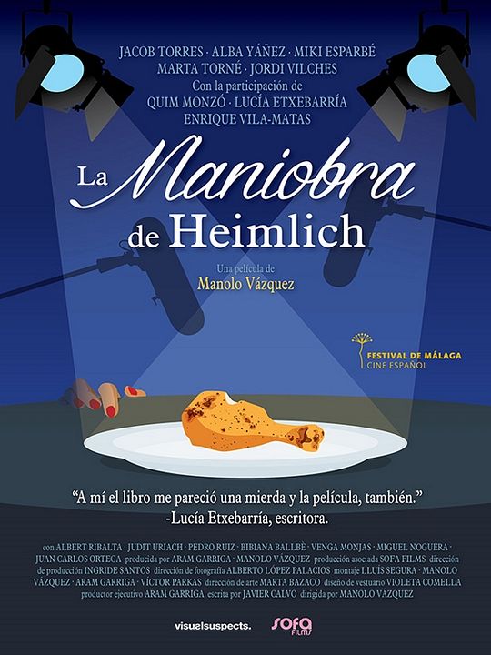 La maniobra de Heimlich : Cartel