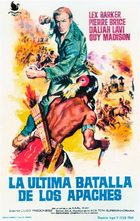 La última batalla de los apaches : Cartel