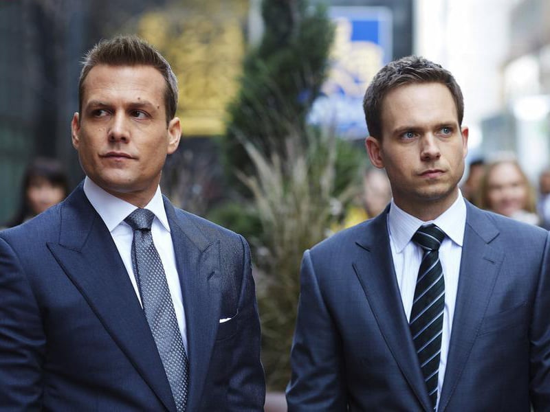 Suits: la clave del éxito : Foto Patrick J. Adams, Gabriel Macht