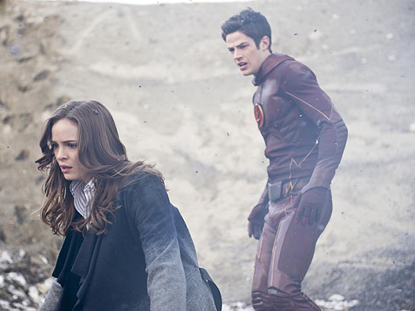 The Flash : Cartel Grant Gustin, Danielle Panabaker