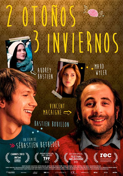 2 otoños, 3 inviernos : Cartel