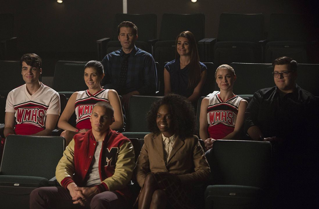 Glee : Foto Matthew Morrison, Lea Michele, Marshall Williams (II), Becca Tobin
