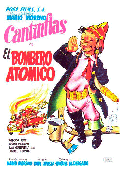 El bombero atómico : Cartel