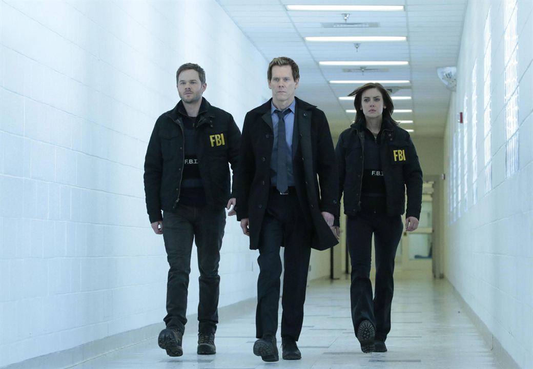 The Following : Foto Jessica Stroup, Kevin Bacon, Shawn Ashmore