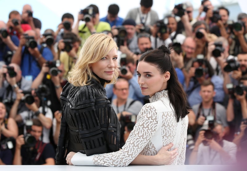 Carol : Couverture magazine Cate Blanchett, Rooney Mara