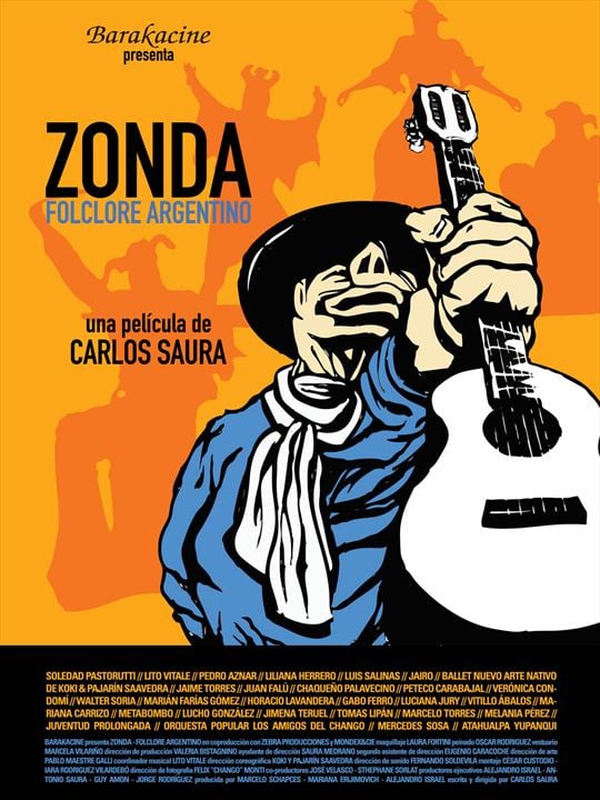 Zonda: Folclore argentino : Cartel