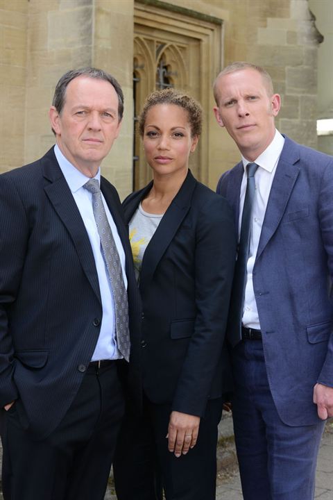 Foto Clare Holman, Laurence Fox, Kevin Whately