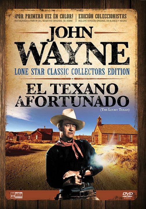 El tejano afortunado : Cartel