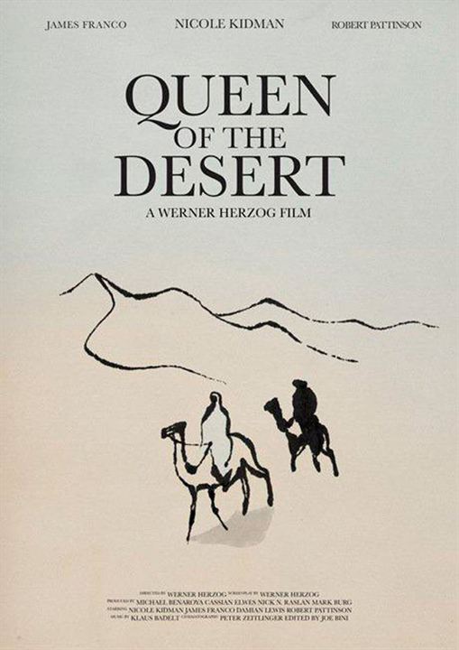 La reina del desierto : Cartel