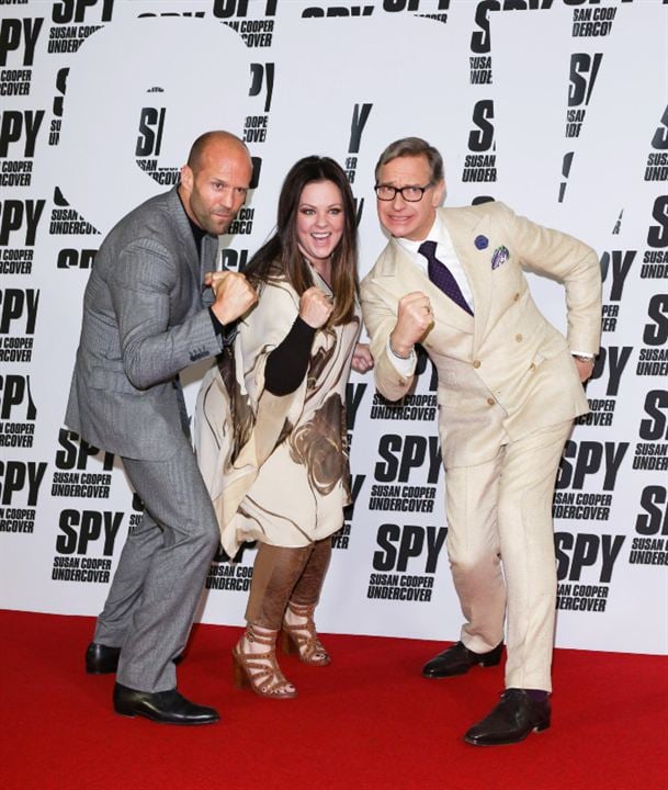 Espías : Couverture magazine Jason Statham, Melissa McCarthy, Paul Feig
