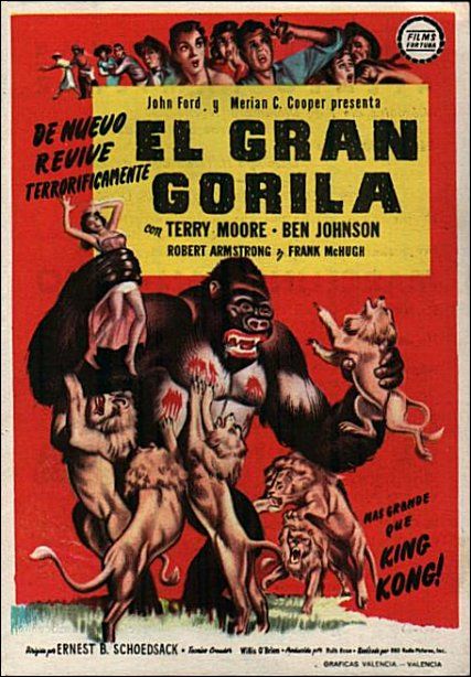 El gran gorila : Cartel
