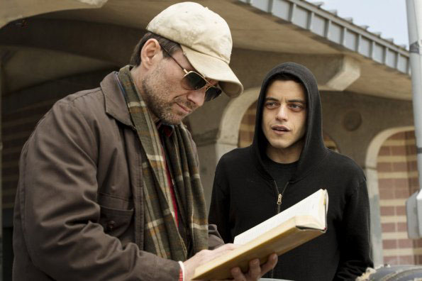 Mr. Robot : Foto Rami Malek, Christian Slater