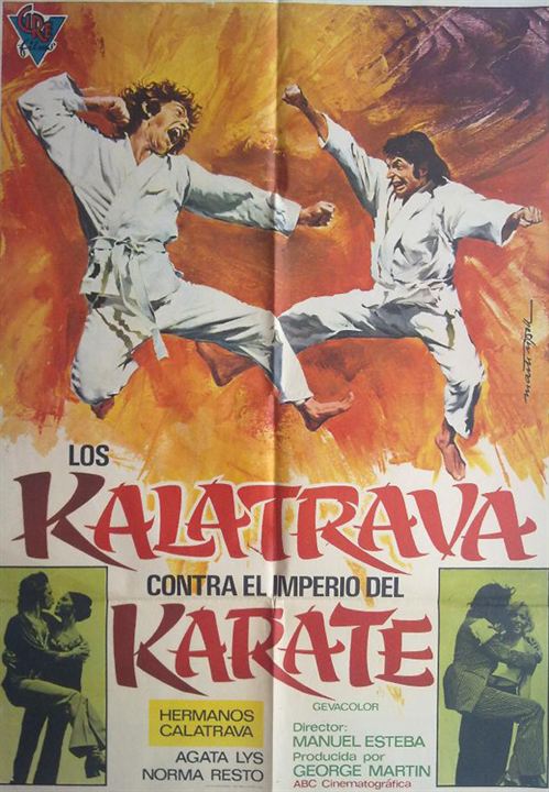 Los Kalatrava contra el imperio del karate : Cartel