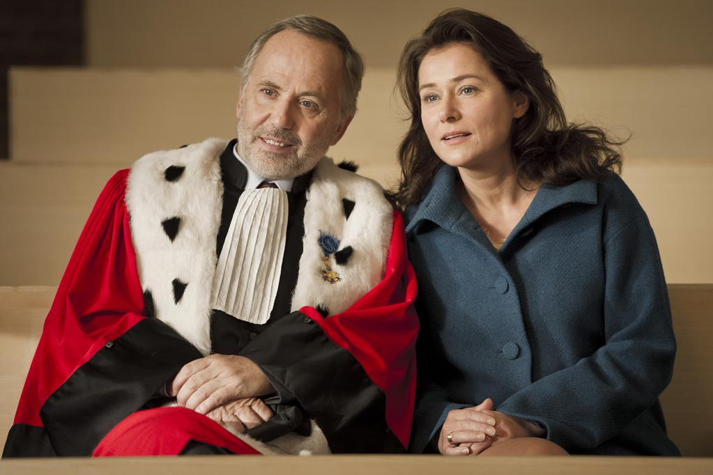 El juez : Foto Sidse Babett Knudsen, Fabrice Luchini