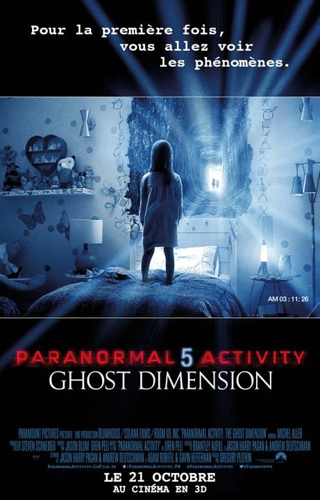 Paranormal Activity: Dimensión fantasma : Cartel