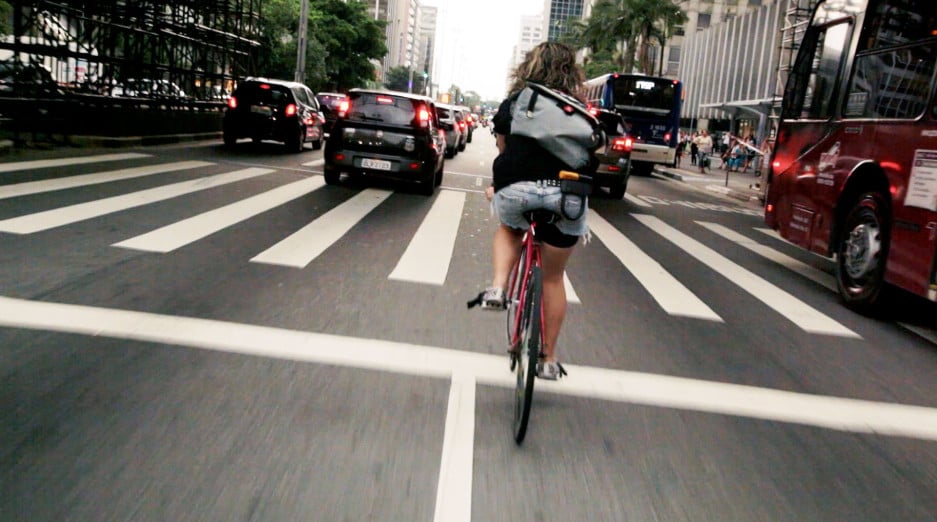 Bicicletas vs coches : Foto