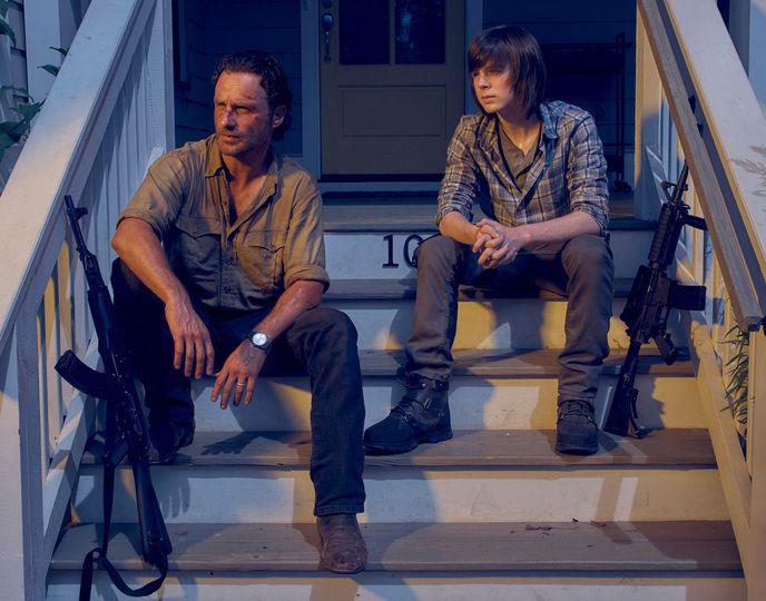 Foto Andrew Lincoln, Chandler Riggs