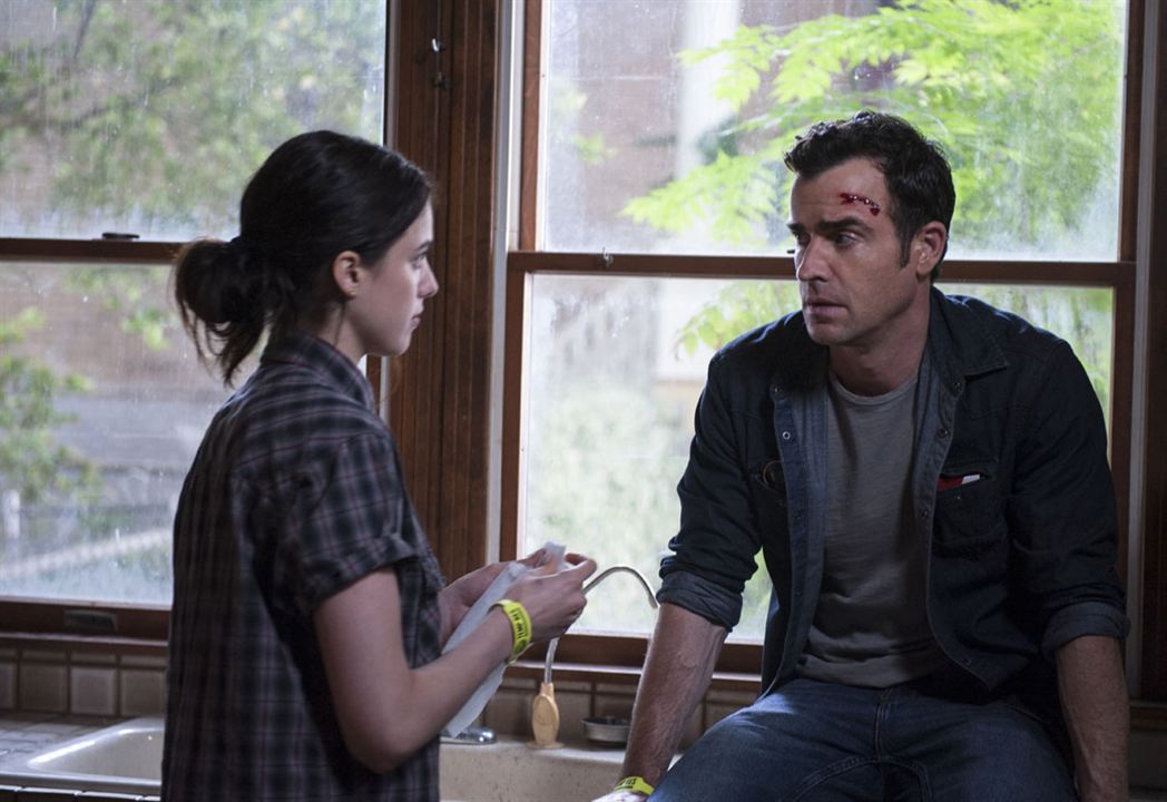 Foto Justin Theroux, Margaret Qualley