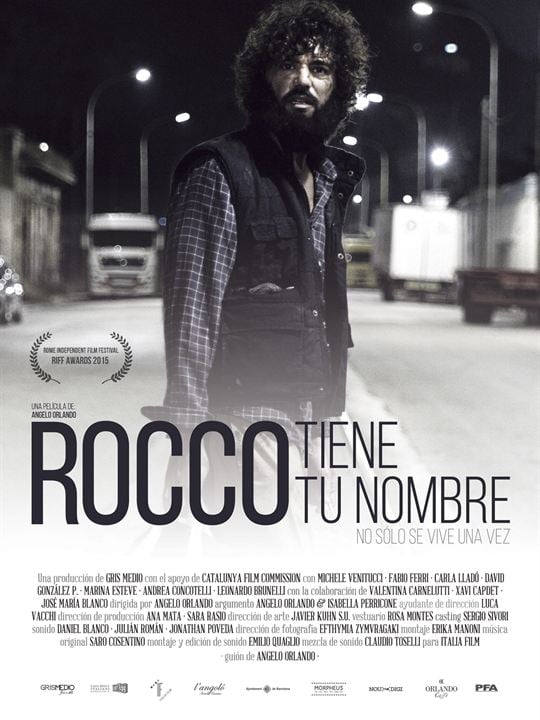 Rocco tiene tu nombre : Cartel