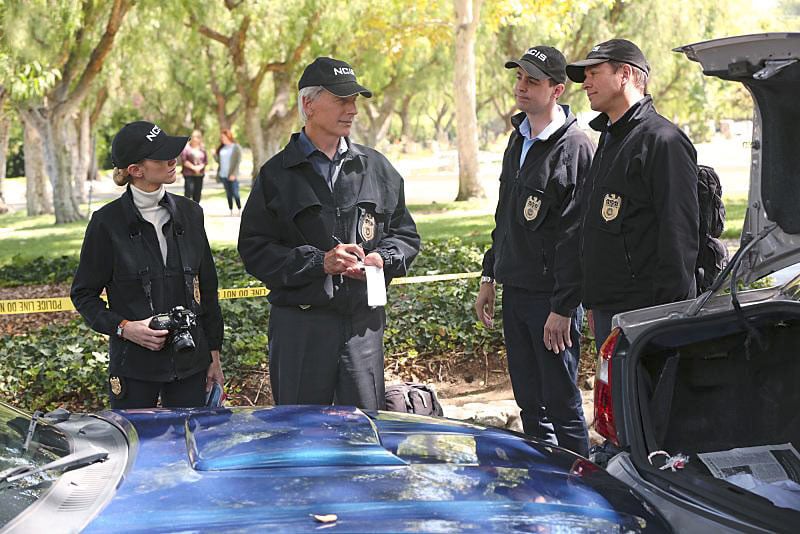 NAVY: Investigación criminal : Foto Emily Wickersham, Michael Weatherly, Mark Harmon, Sean Murray