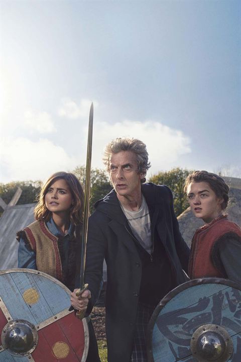 Doctor Who (2005) : Foto Maisie Williams, Peter Capaldi, Jenna Coleman