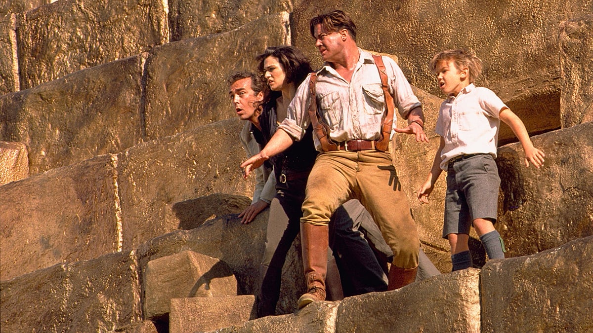 The Mummy Returns (El regreso de la momia) : Foto Rachel Weisz, Brendan Fraser, John Hannah, Freddie Boath