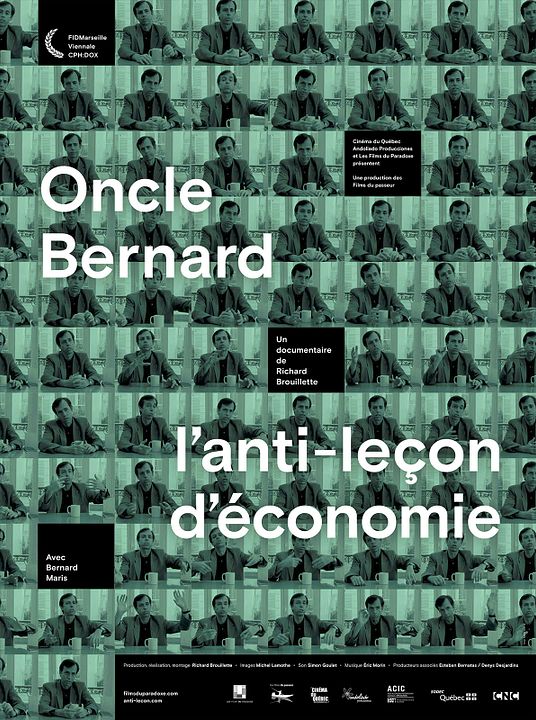 Oncle Bernard. La antilección de economía : Cartel