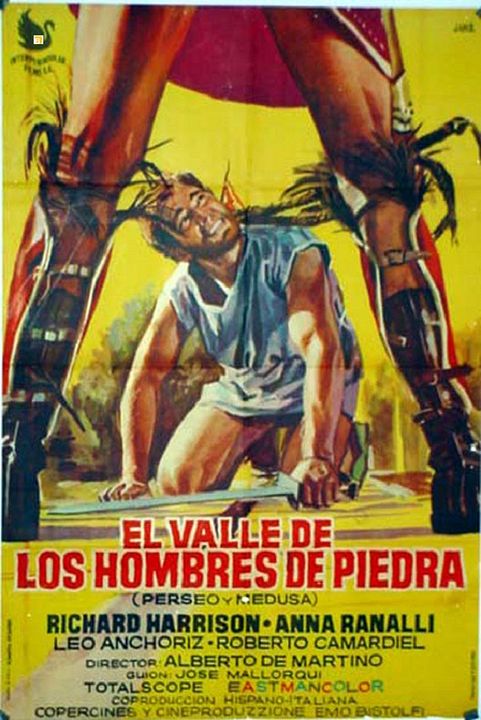 El valle de los hombres de piedra : Cartel