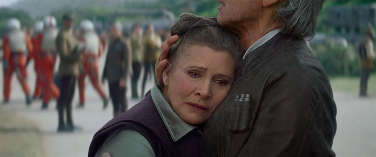 Star Wars: El despertar de la Fuerza : Foto Harrison Ford, Carrie Fisher