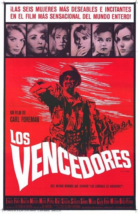 Los vencedores : Cartel