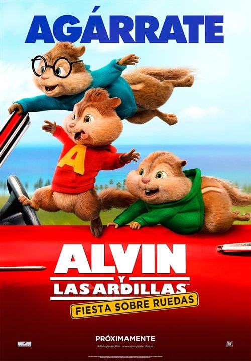 Alvin y las ardillas: Fiesta sobre ruedas : Cartel