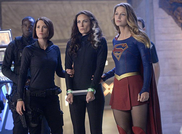Supergirl : Foto Melissa Benoist, Chyler Leigh, Laura Benanti