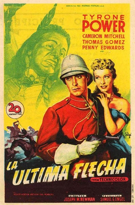 La última flecha : Cartel