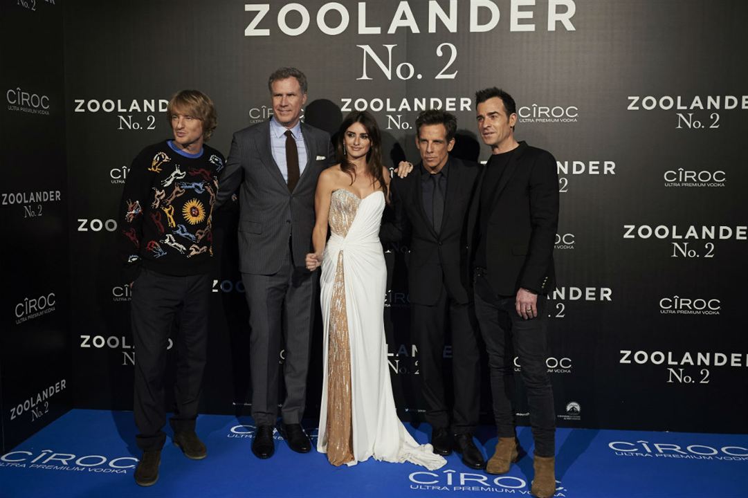 Zoolander 2 : Couverture magazine Ben Stiller, Will Ferrell, Owen Wilson, Penélope Cruz