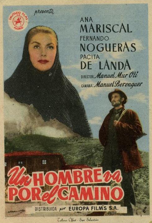 Un hombre va por el camino : Cartel