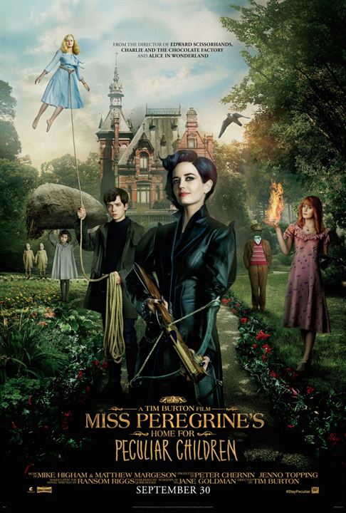 El hogar de Miss Peregrine para niños peculiares : Cartel