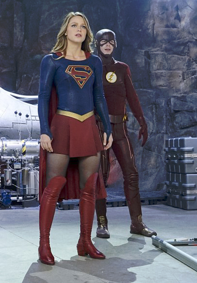 Supergirl : Foto Grant Gustin, Melissa Benoist