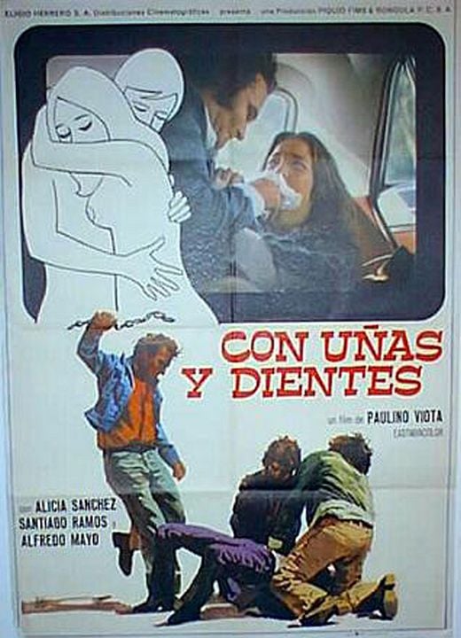 Con uñas y dientes : Cartel