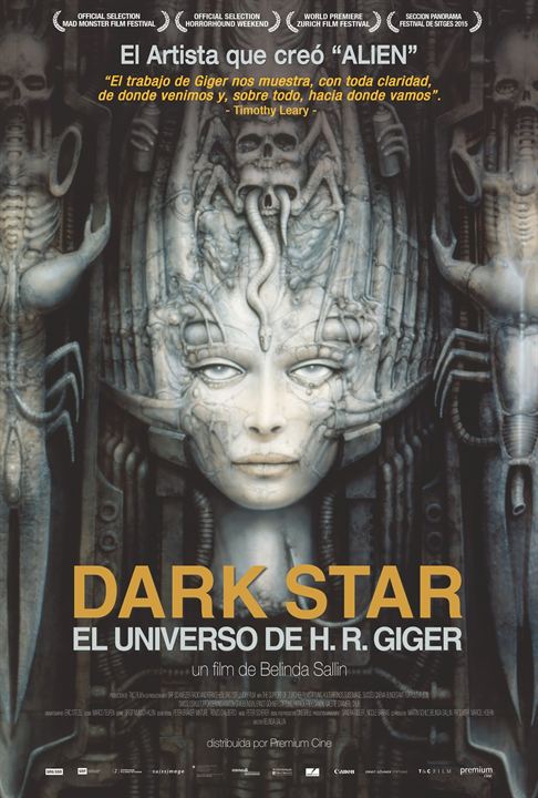 Dark Star. El universo de H.R. Giger : Cartel