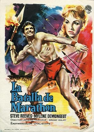 La batalla de Maratón : Cartel